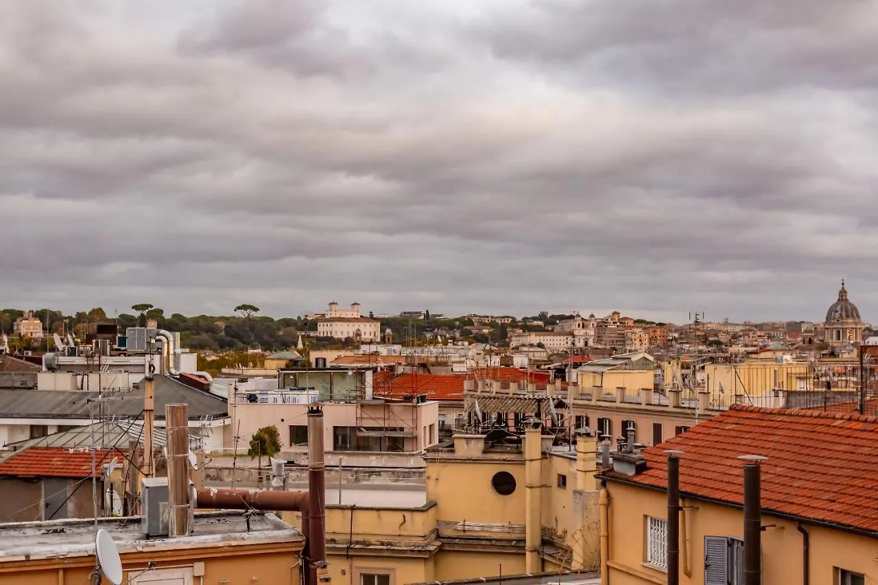 Skyline Penthouse With Private Rooftop Rome Appartement