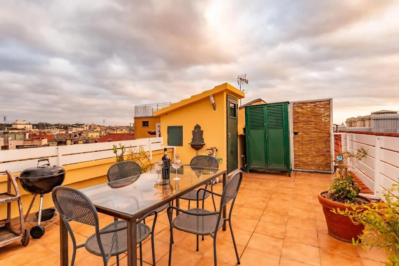 Skyline Penthouse With Private Rooftop Rome