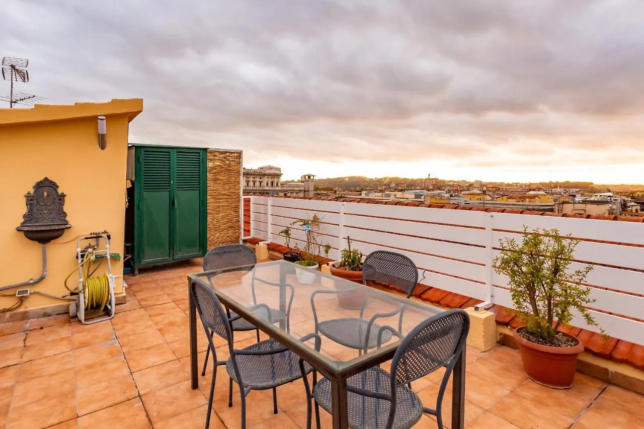 Skyline Penthouse With Private Rooftop Rome Appartement