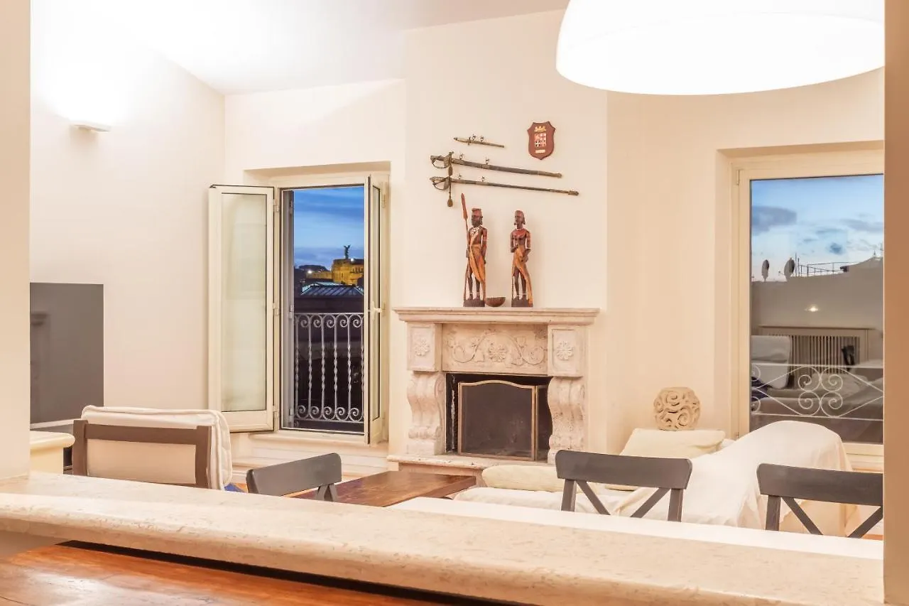 شقة Skyline Penthouse With Private Rooftop روما