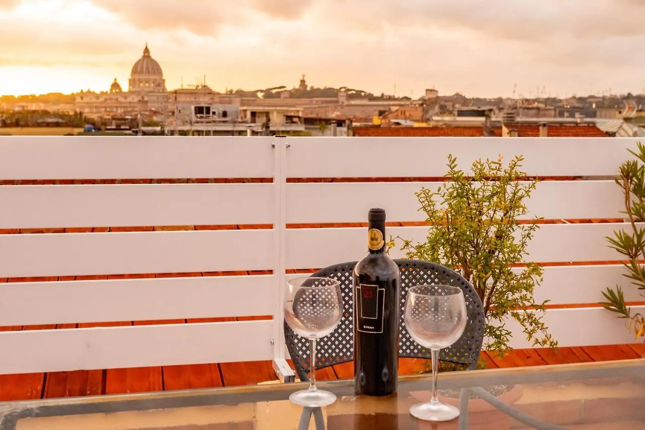 Skyline Penthouse With Private Rooftop روما 0*,  إيطاليا